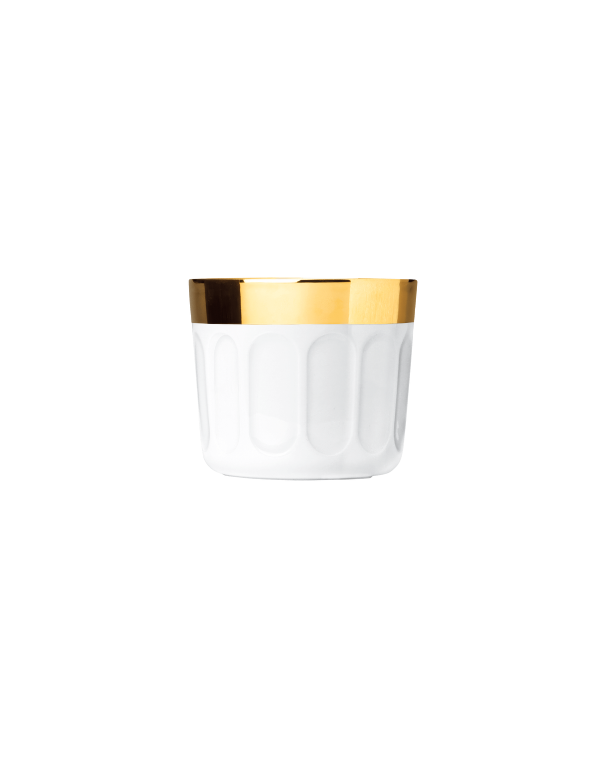 Fürstenberg Porzellan Champagnerbecher Sip of Gold White Cuts