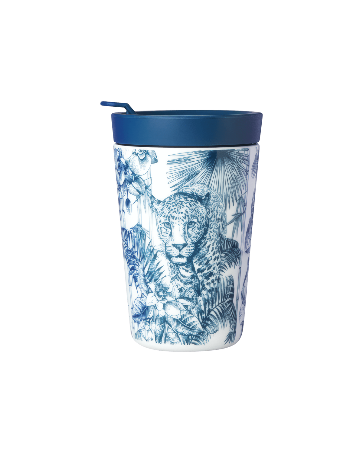 Fürstenberg Porzellan Kaffebecher To-Go Blau