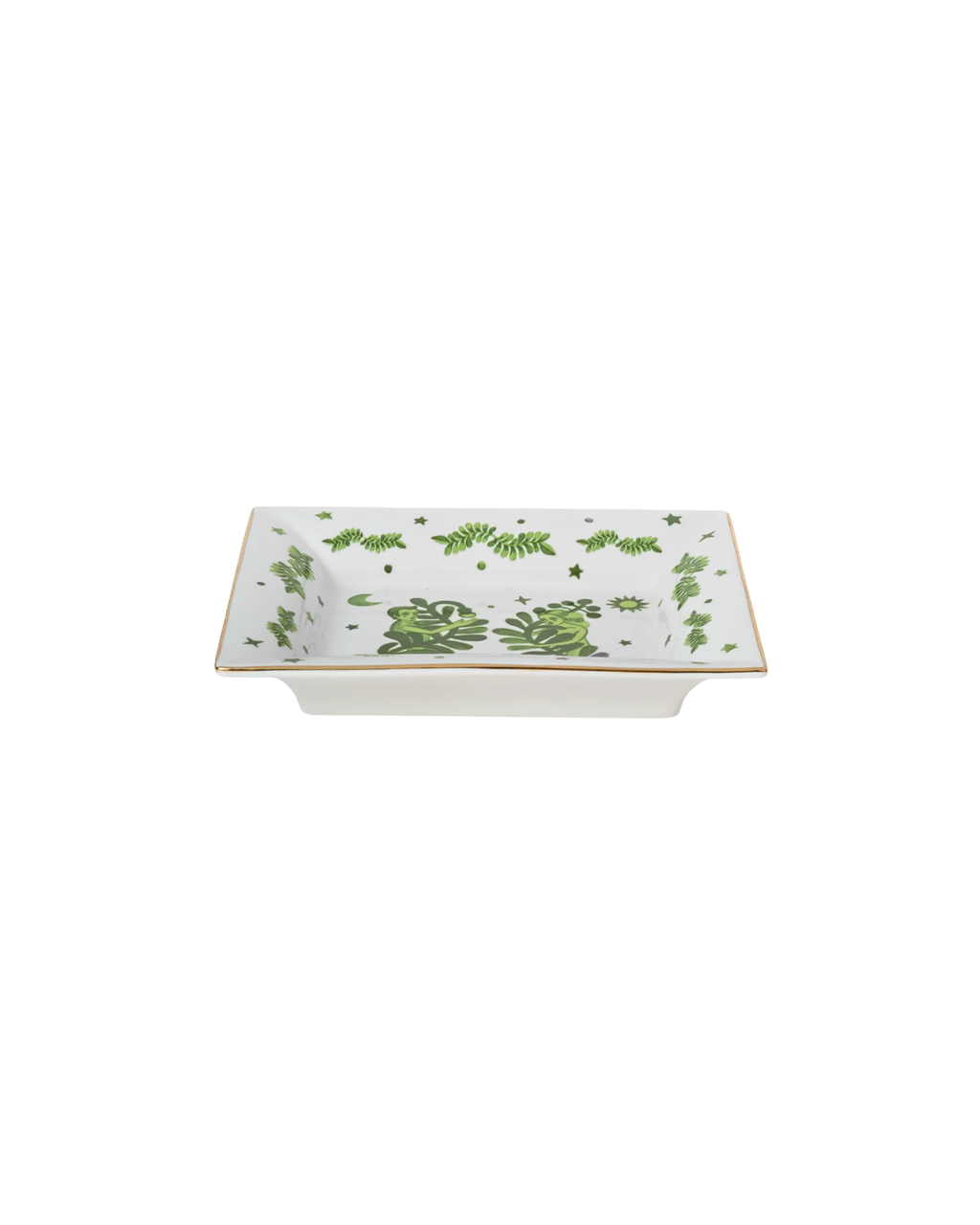 Tablett Keramik Eden Grün, 20,5 × 17 cm