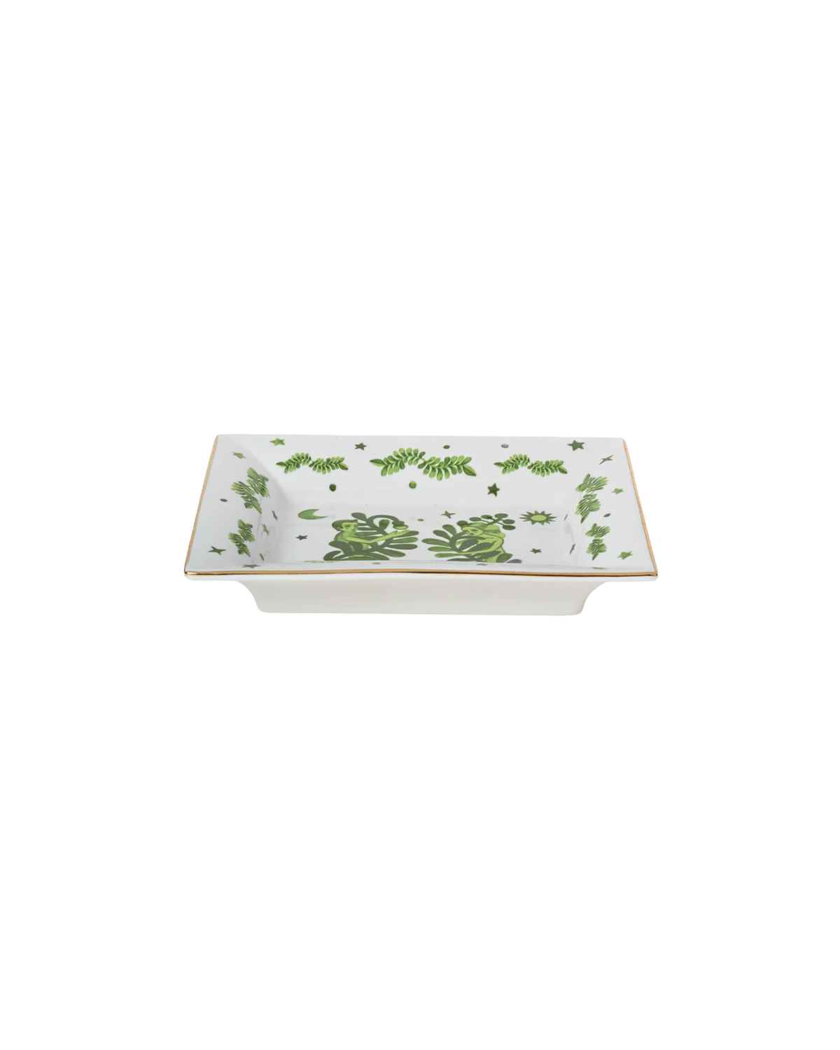 Tablett Keramik Eden Grün, 20,5 × 17 cm