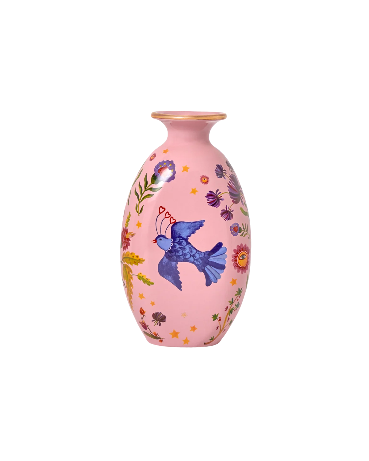Vase Keramik Profumo Rosa, H 26,5 cm