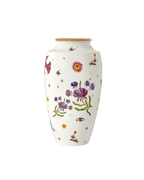 Vase Keramik Profumo Weiß, H 35,5 cm