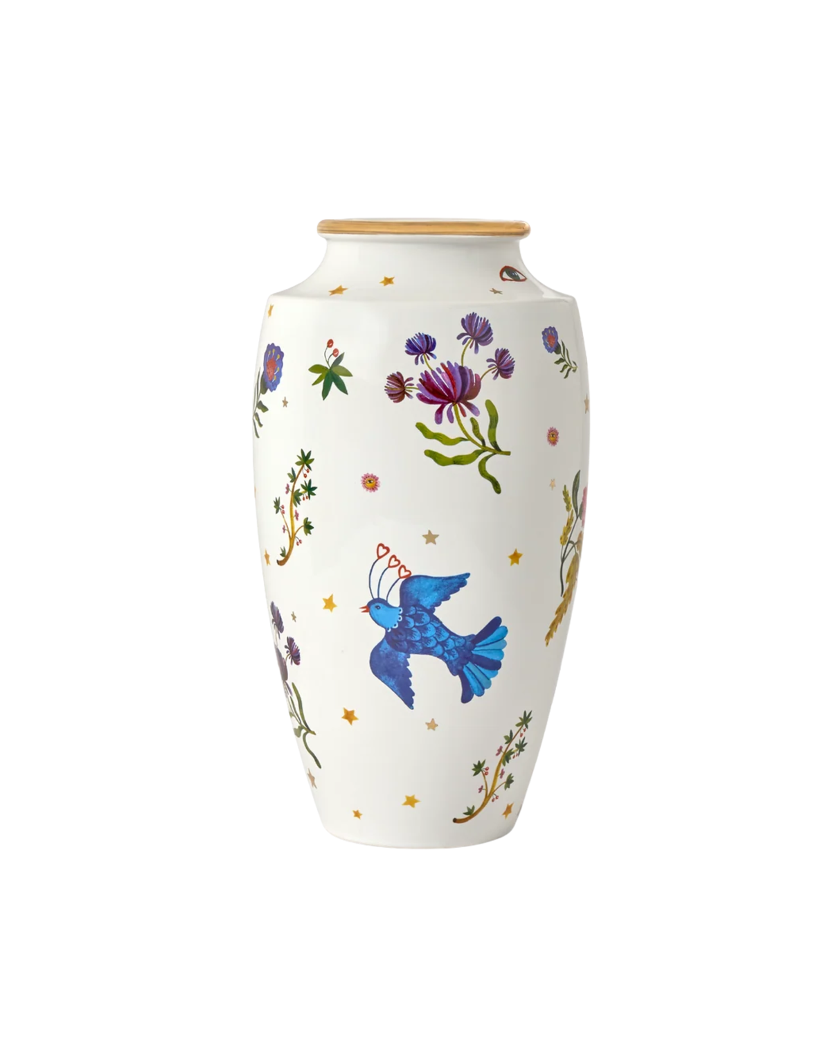 Vase Keramik Profumo Weiß, H 35,5 cm