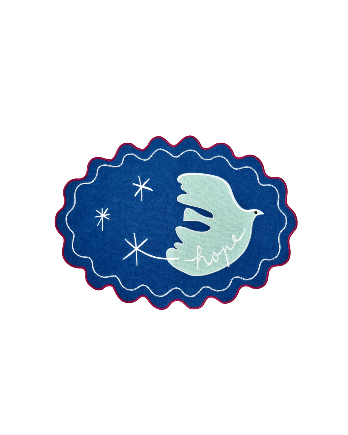 Tischset Hope Blau, 48 × 35 cm