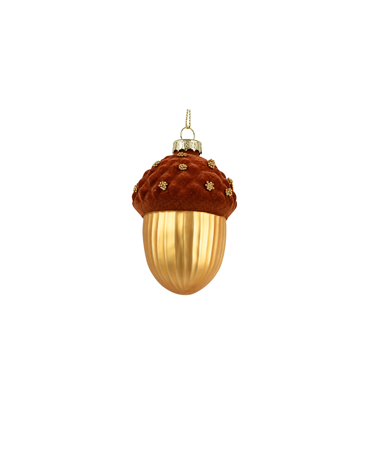 Acorn Glass Gold-Green