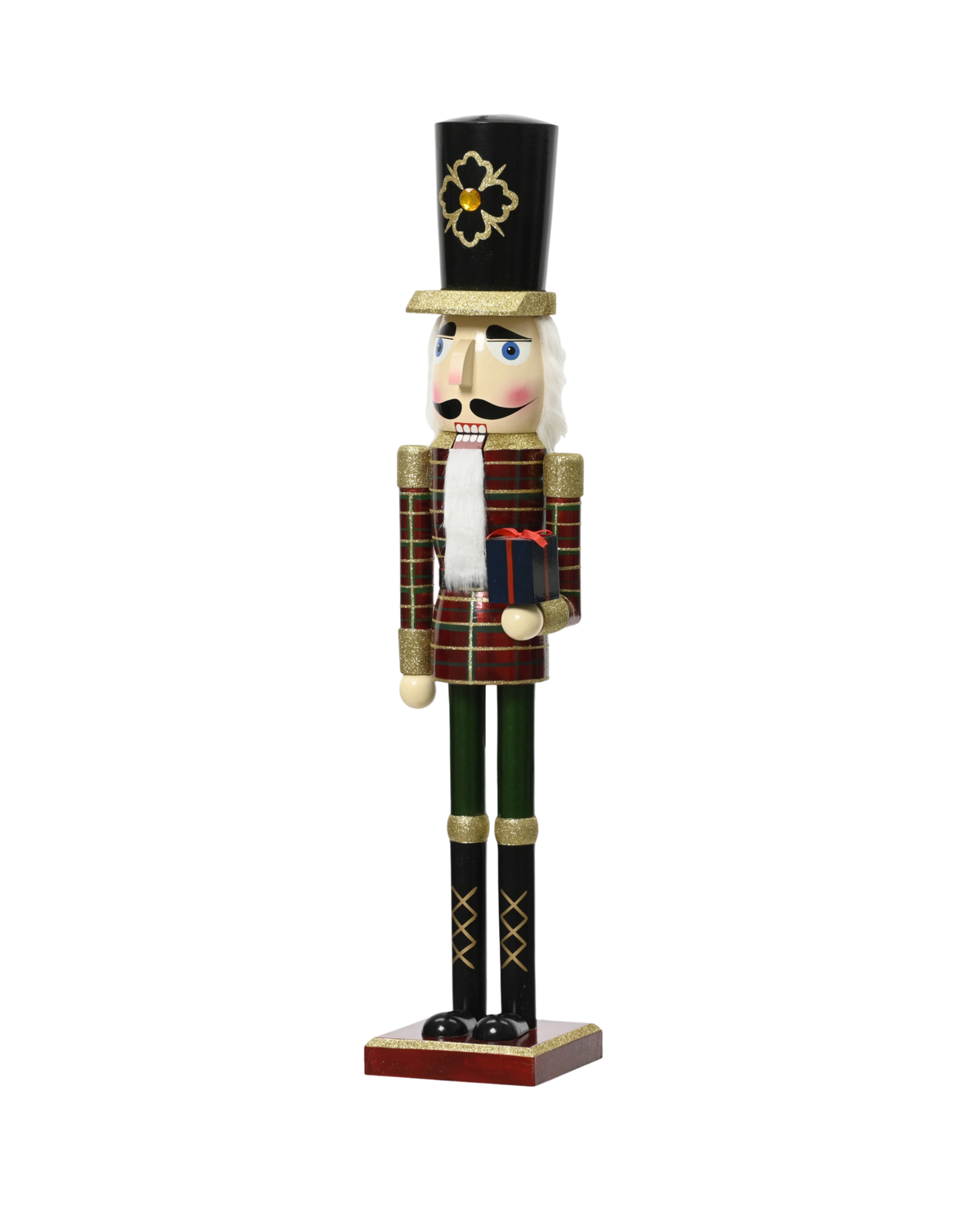 Nussknacker mit Geschenk, H 76 cm