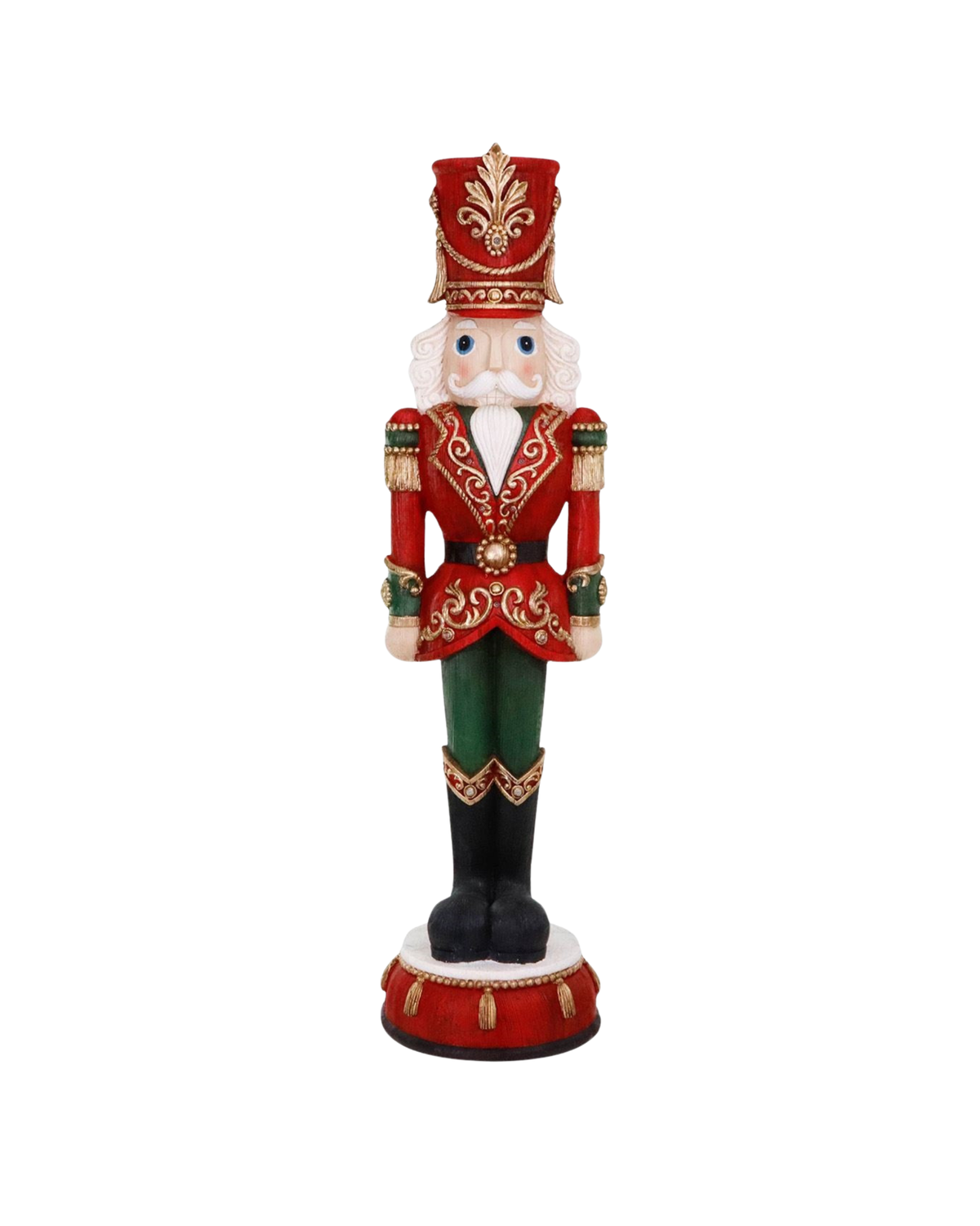 Nussknacker LED Rot-Grün-Schwarz, 92 cm