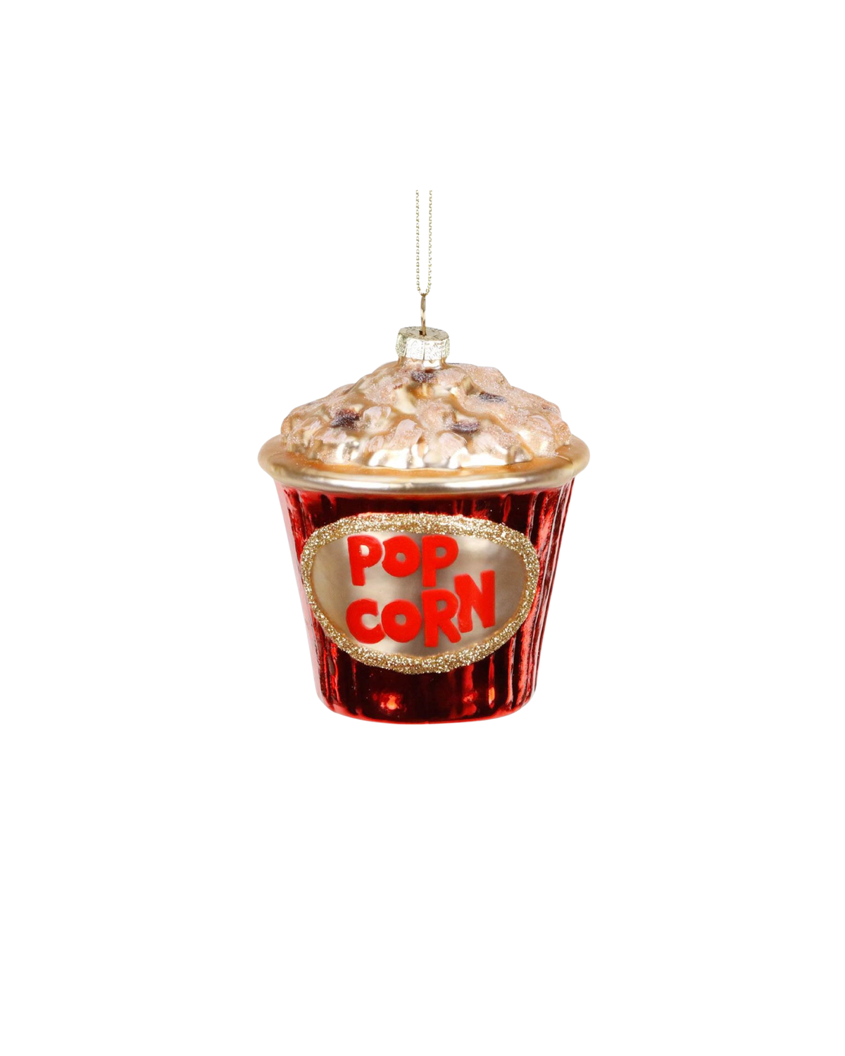 Christbaumschmuck Glas Popcorn