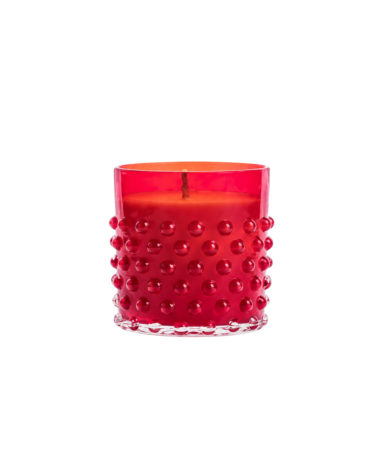 Duftkerze Hobnail Rot, Bergamot & Kashmere