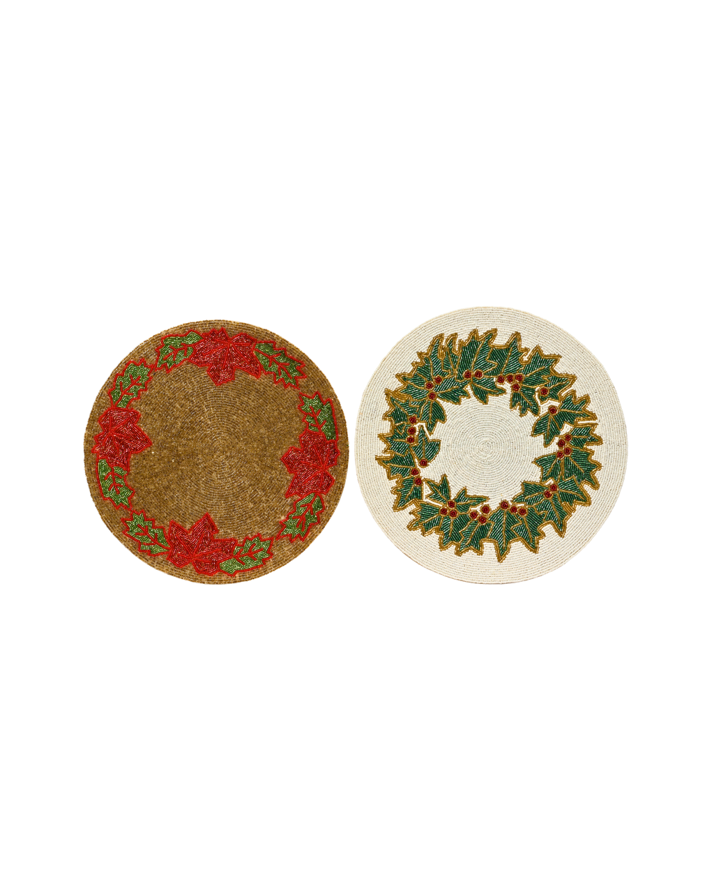Tischset Ilex Weiß, 2er Set