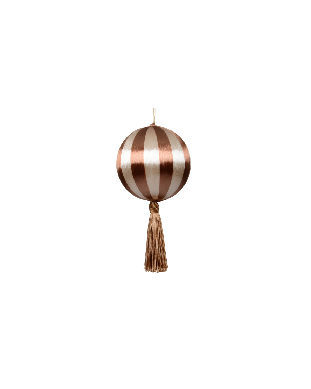 Weihnachtskugel mit Quaste Gold