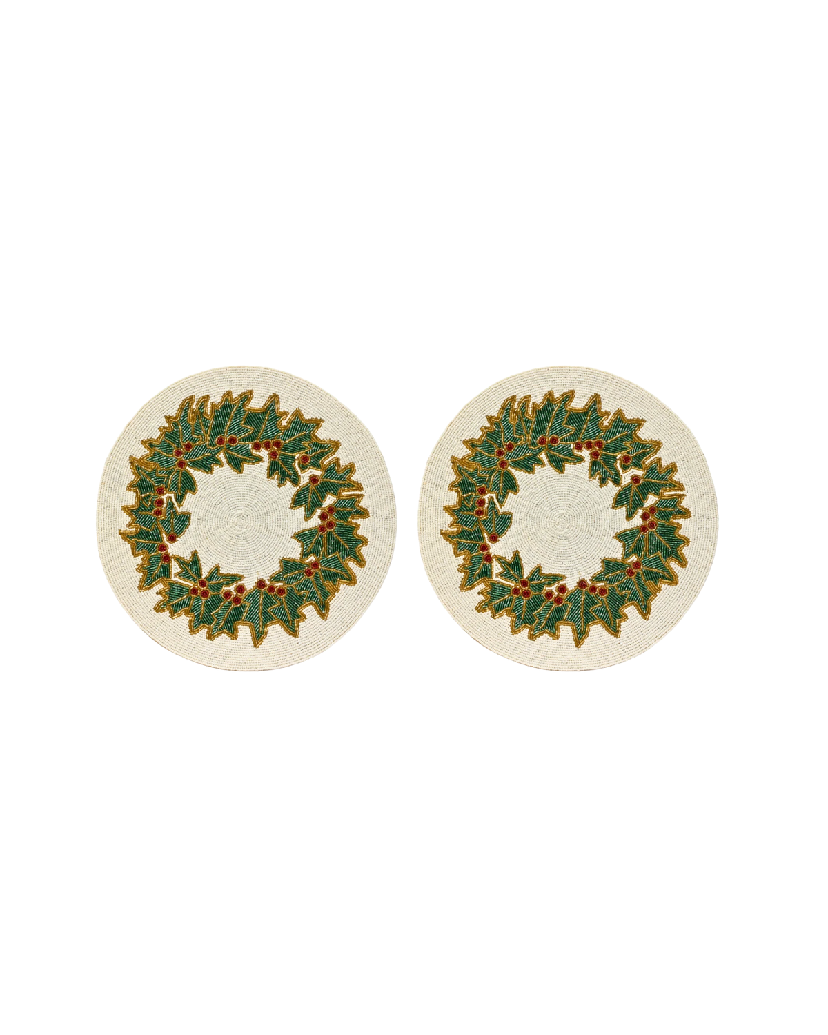 Tischset Ilex Weiß, 2er Set