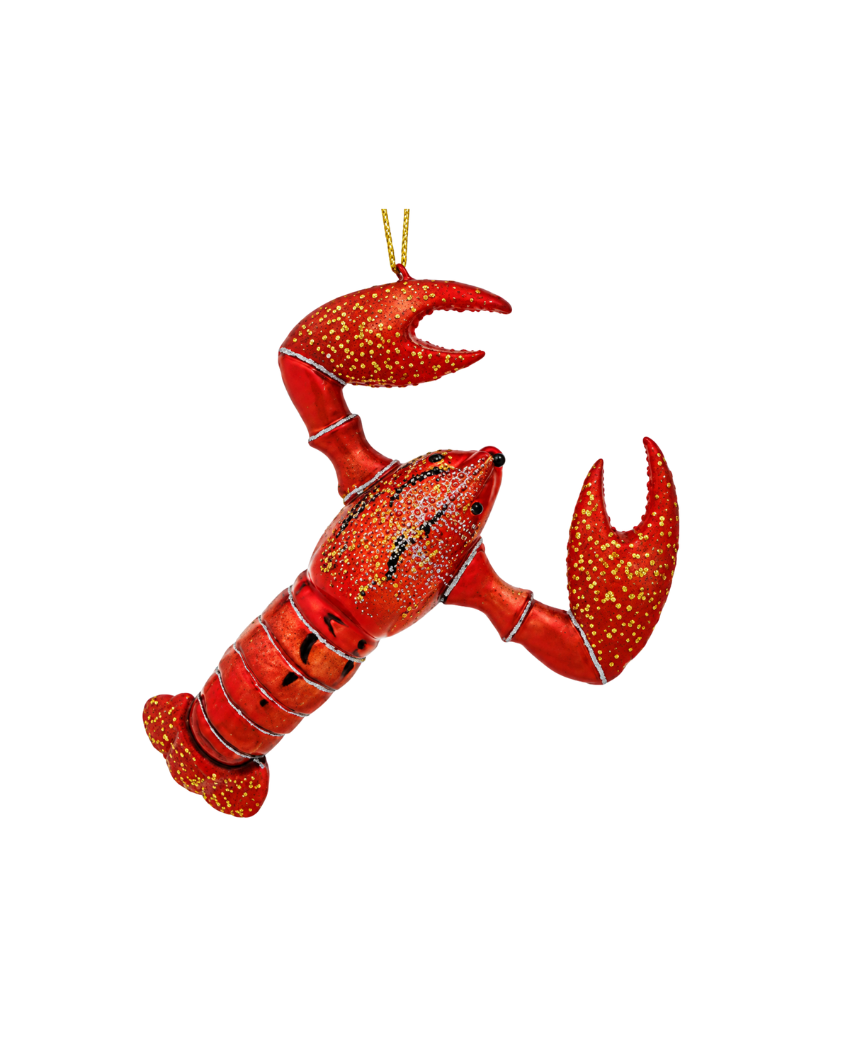 Christbaumschmuck Hummer Glitzer