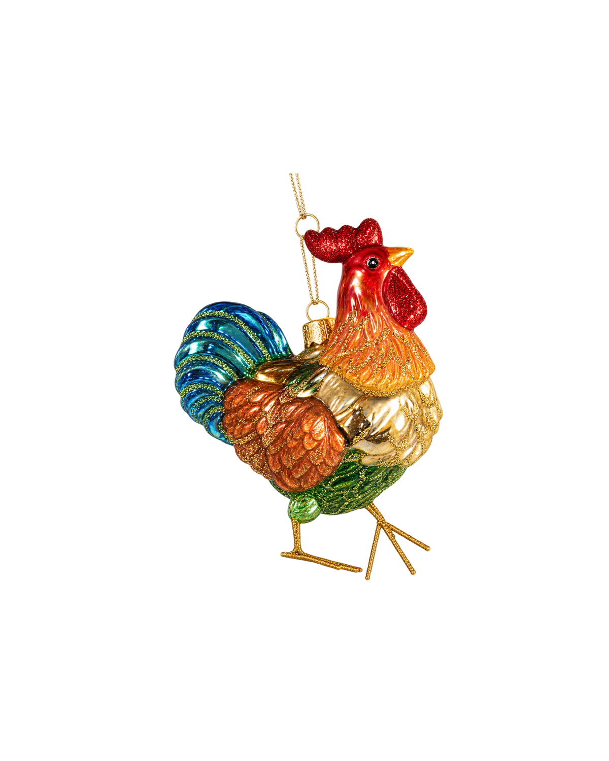 Christbaumschmuck Hahn