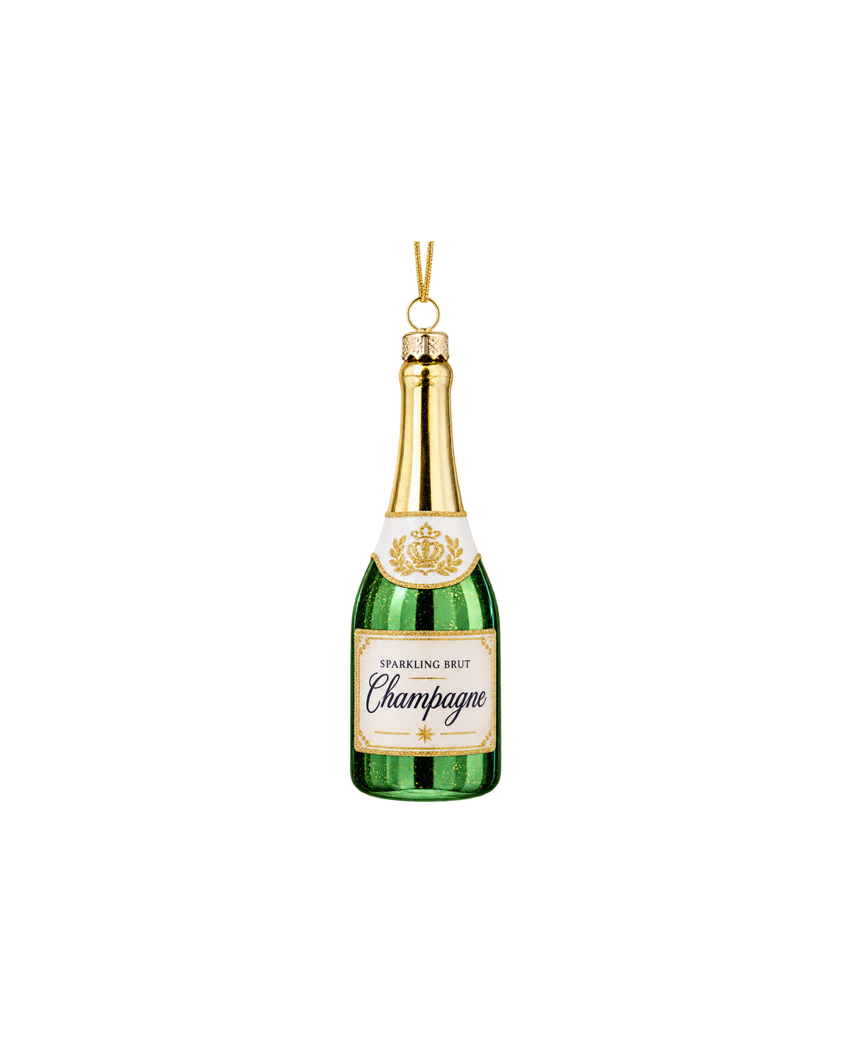 Christbaumschmuck Champagnerflasche
