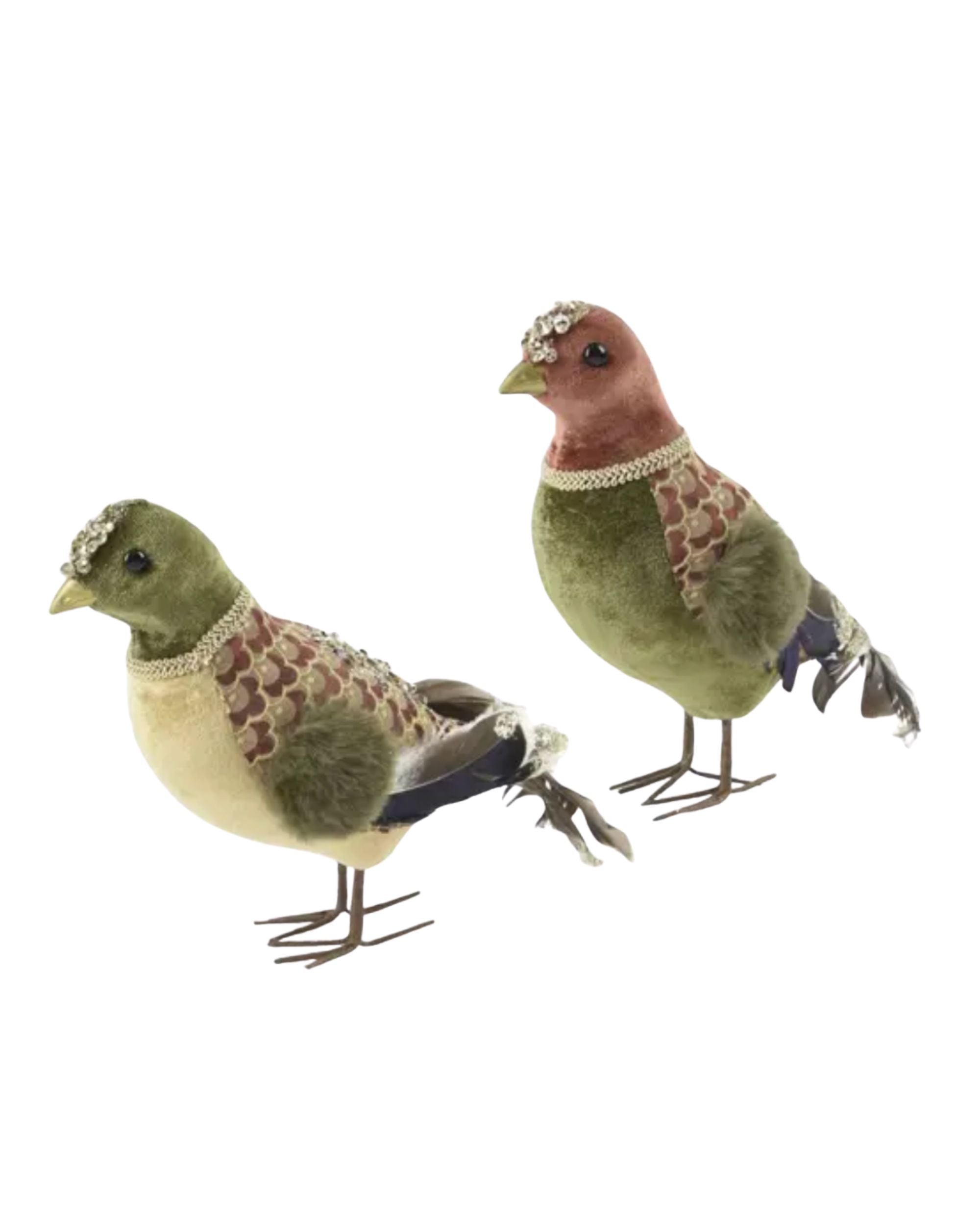 Vögel Grün (2er Set)