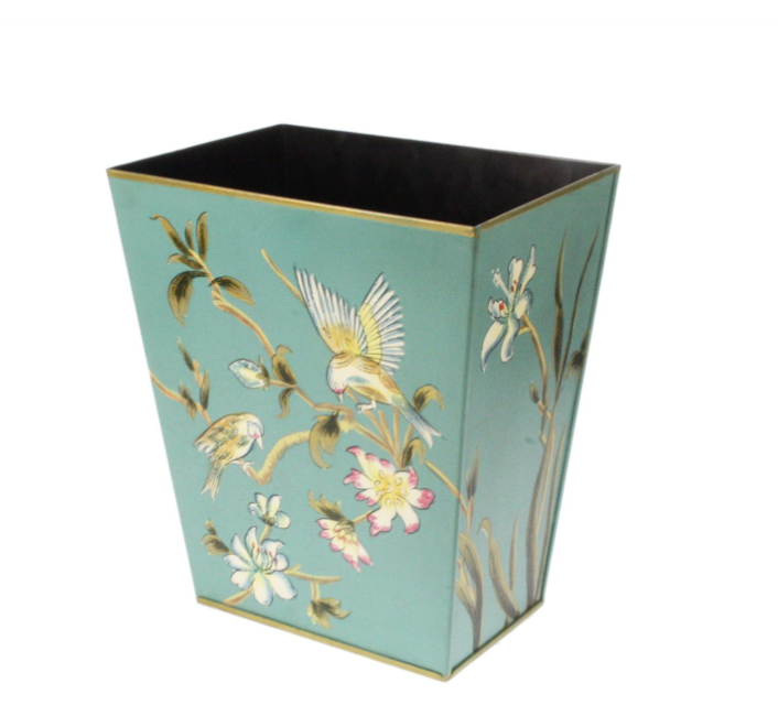 Wastebin Bird Turquoise