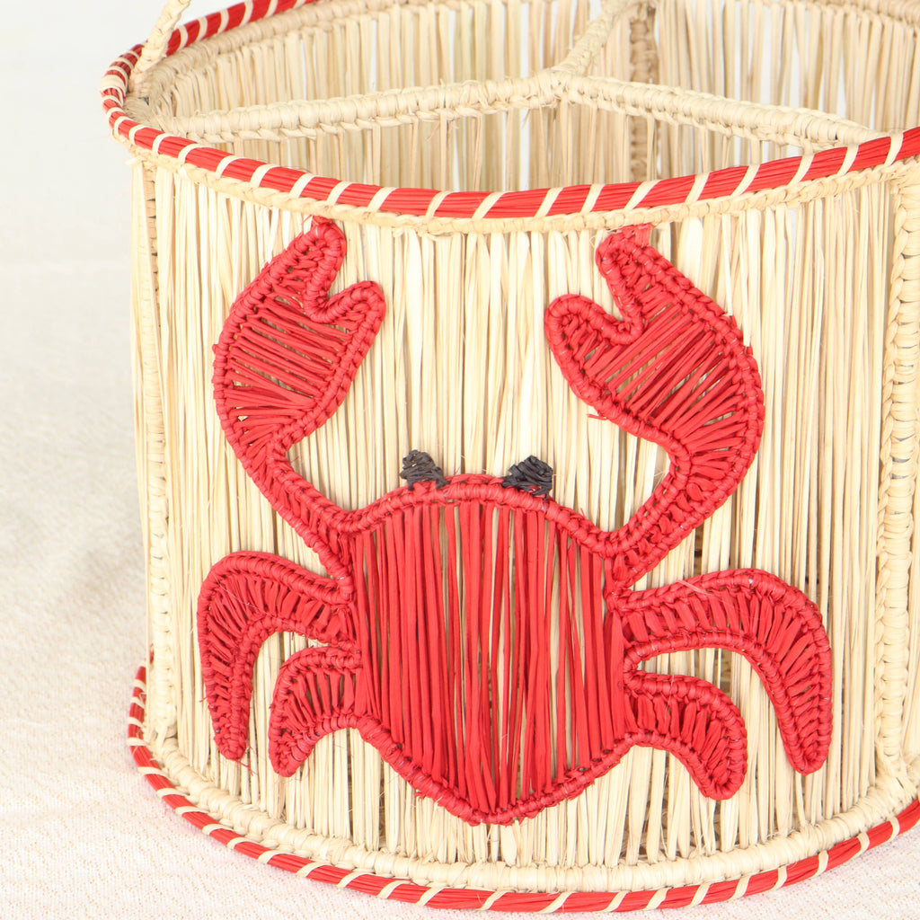 Cutlery holder crab