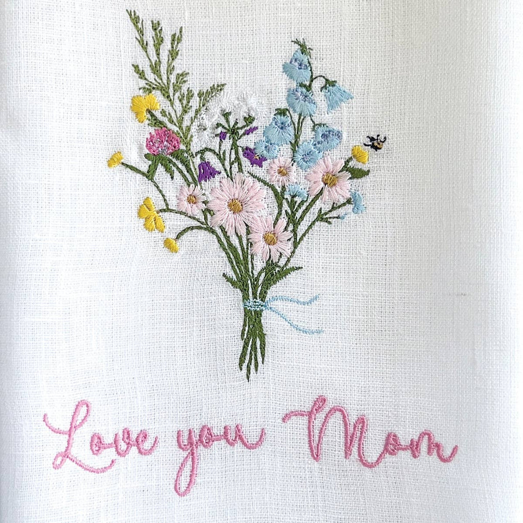 Geschirrtuch "Love You Mom"