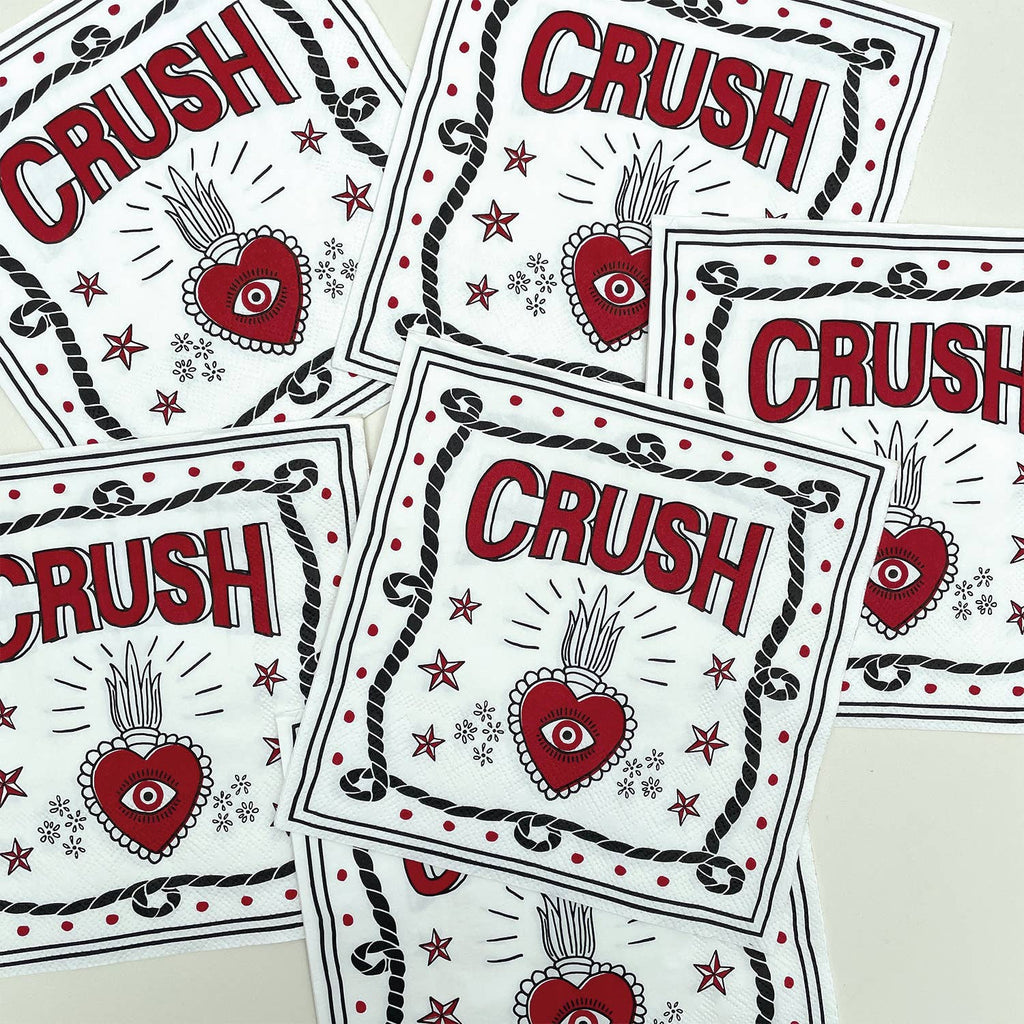 Crush paper napkins