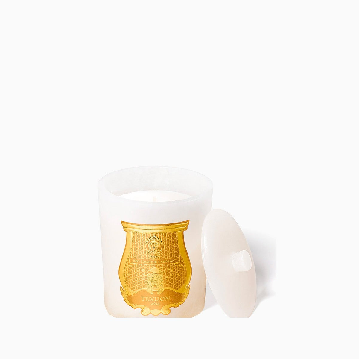 Trudon Duftkerze Cyrnos, 270 g, im Alabaster-Gefäß mit Deckel