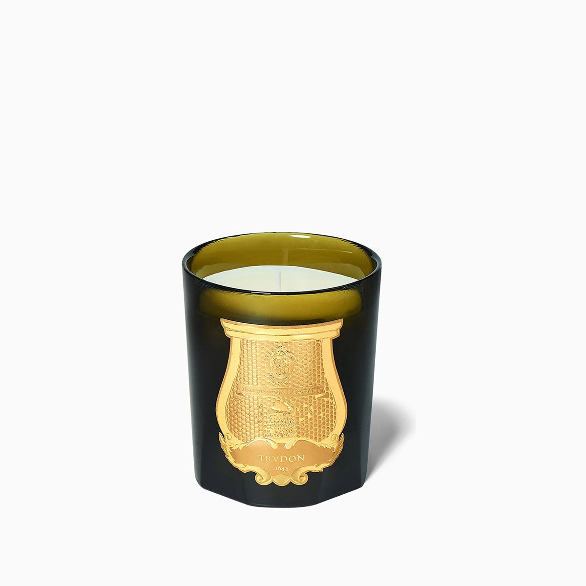 Trudon Duftkerze Joséphine, 270 g, im grünen Glas mit goldenem Emblem