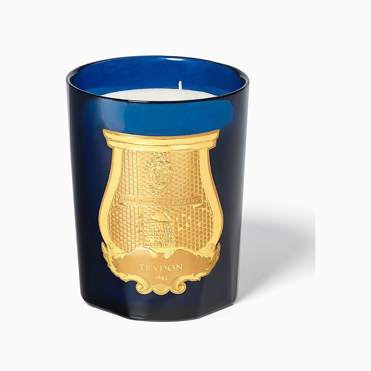 Trudon Duftkerze Reggio Intermezzo, 800 g, im blauen Glas mit drei Dochten